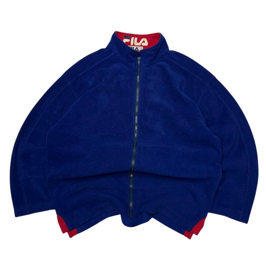 Fila Blue x Red Full Zip Fleece Jacket