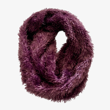 Fuzzy Purple Scarf