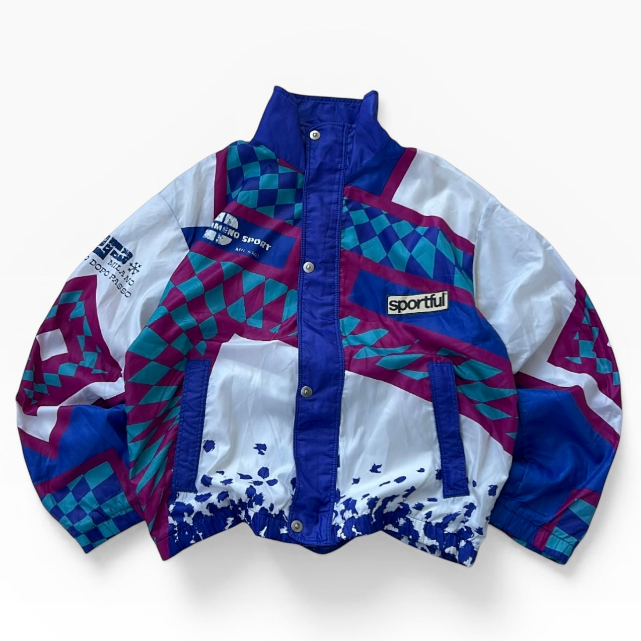 Sportfull Vintage Shell Patterned zip up & button up jacket