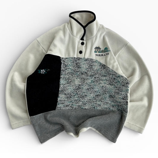 NORDLAND 1/4 Button Up Embroidered Logo fleece