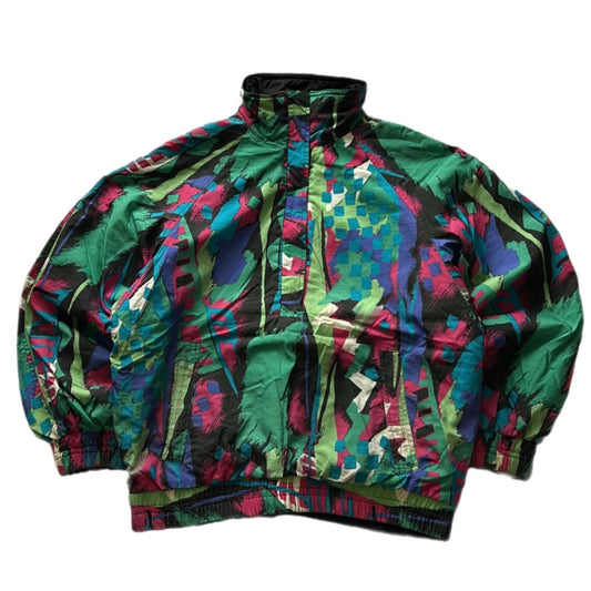 Crazy Pattern Vintage 1/4 Zip