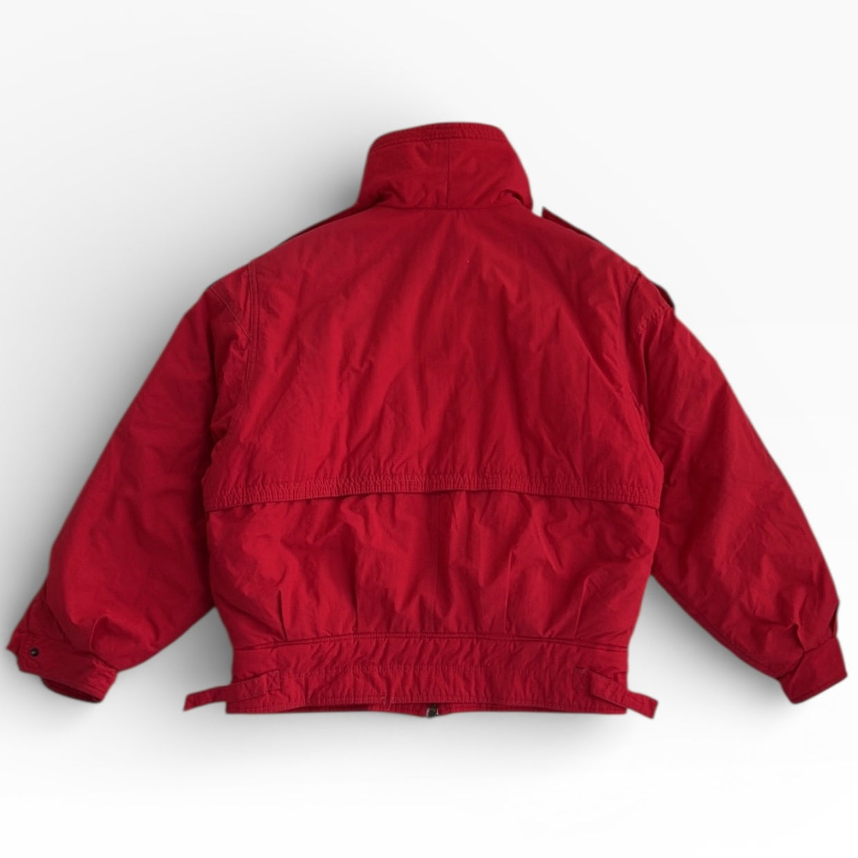MOROSS Hot Red 90s Full zip Adjustable Ski Jacket