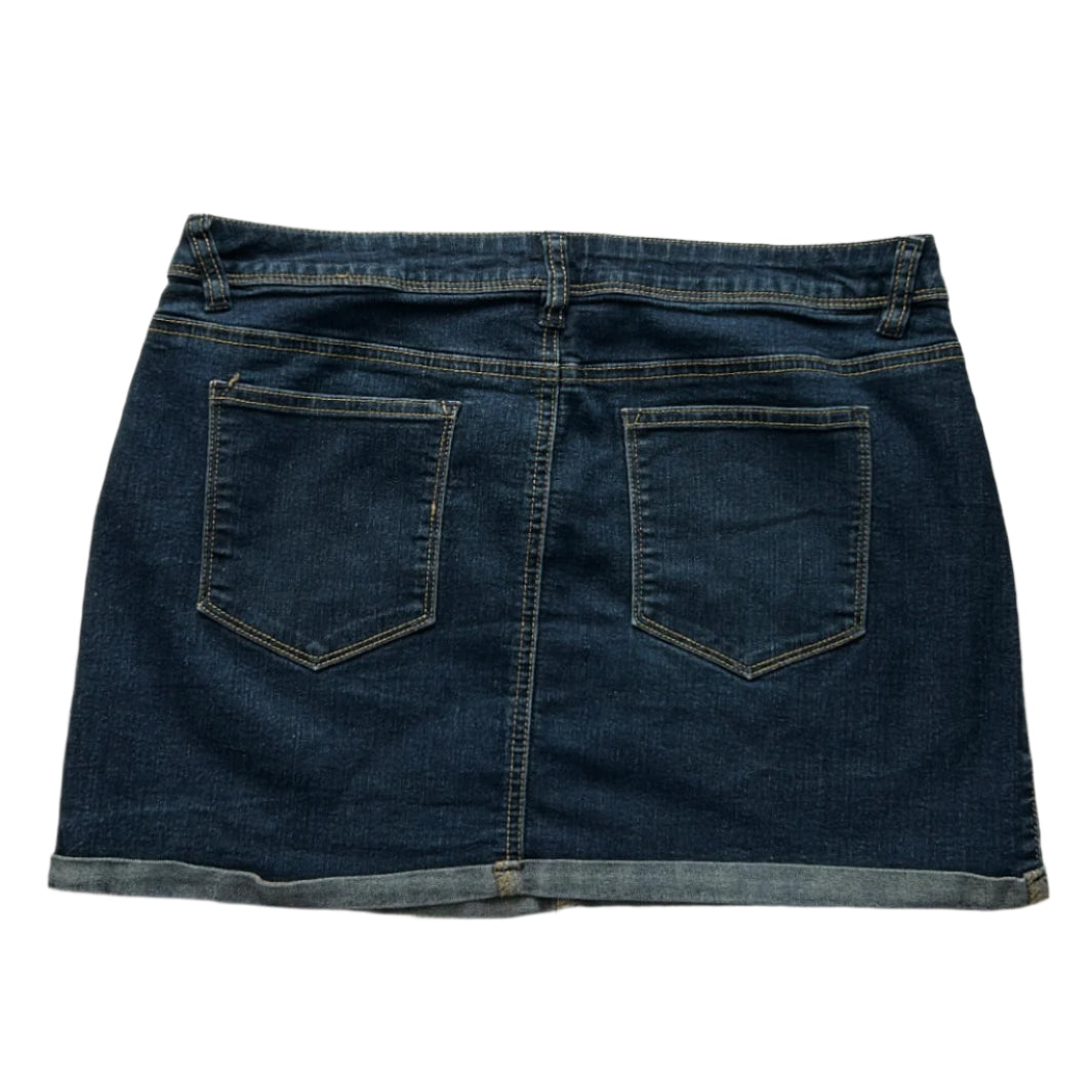 2000s Denim mini skirt