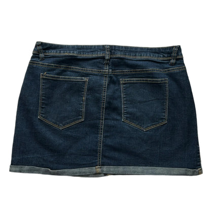 2000s Denim mini skirt