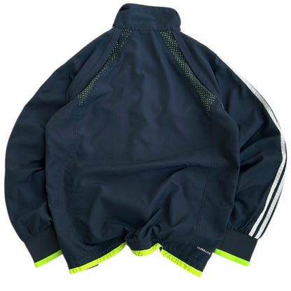 Adidas Navy x Neon Track Full Zip Adjustable Jacket