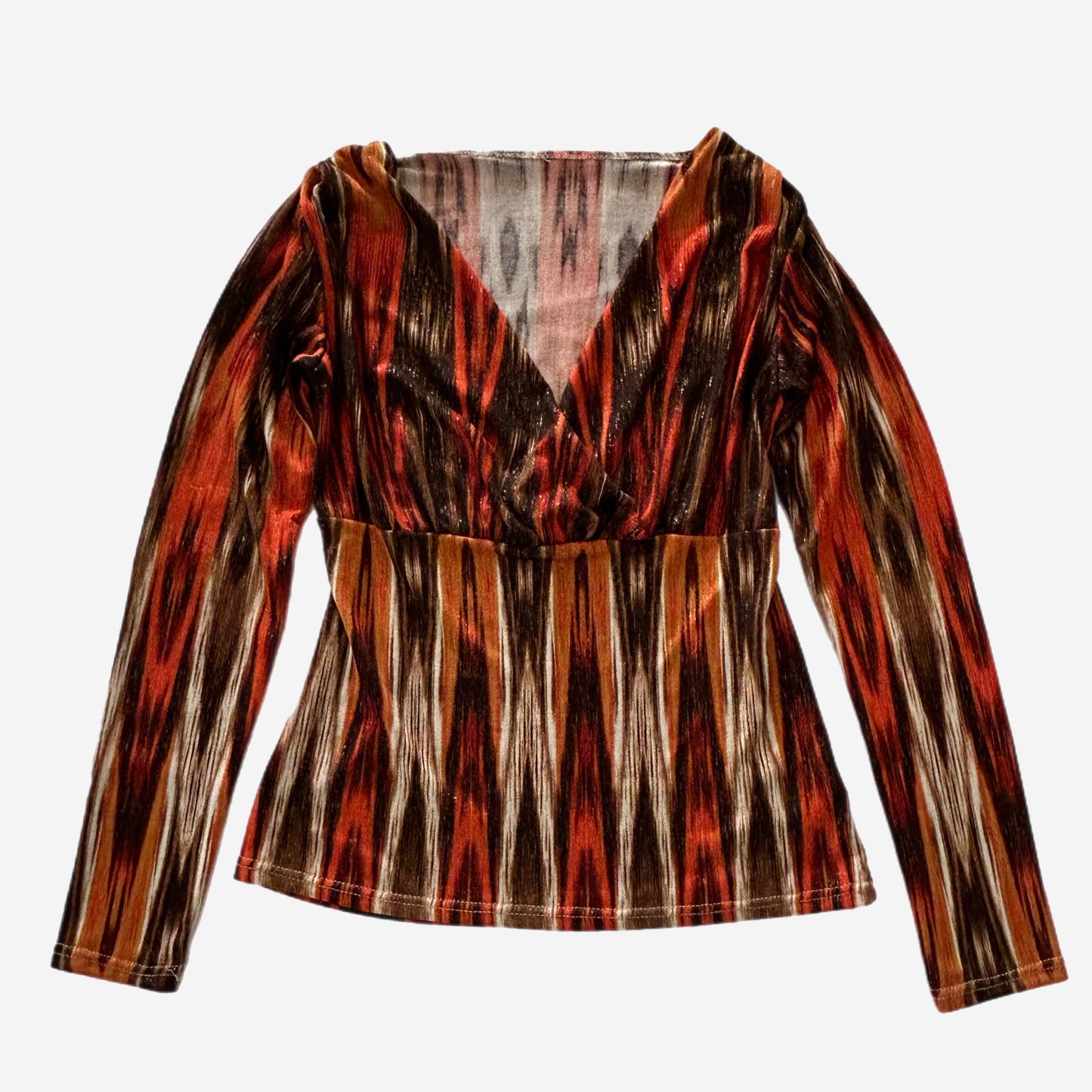 Y2k Warm Tonned Top