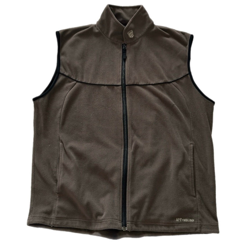 Graphic Fleece Vest Jacket