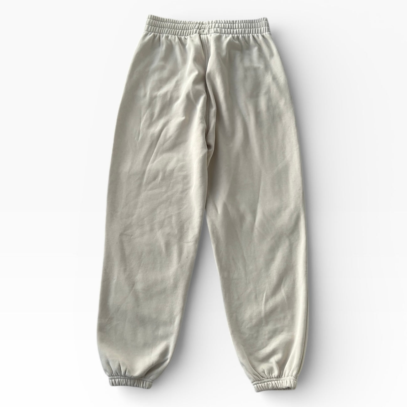 Adidas Cream Baggy Adjustable Joggers