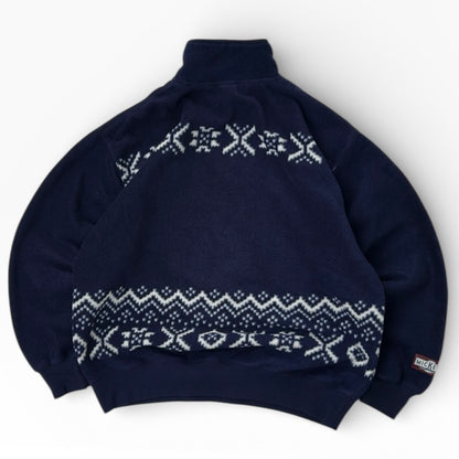 Mickey 1/4 Zip Patterned Fleece