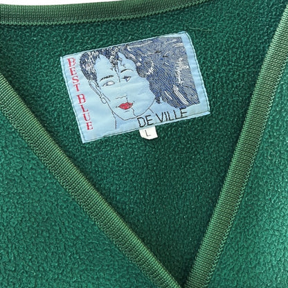 Best Blue Fleece Button-Up Jacket