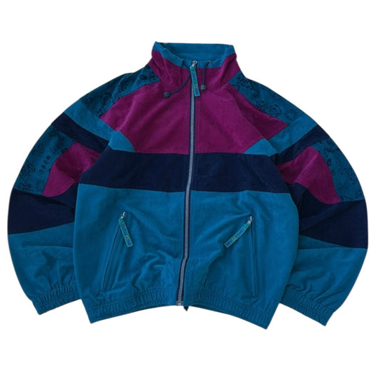 Great Escapes 00s Micro Suede Fleece Multicoloured Jacket
