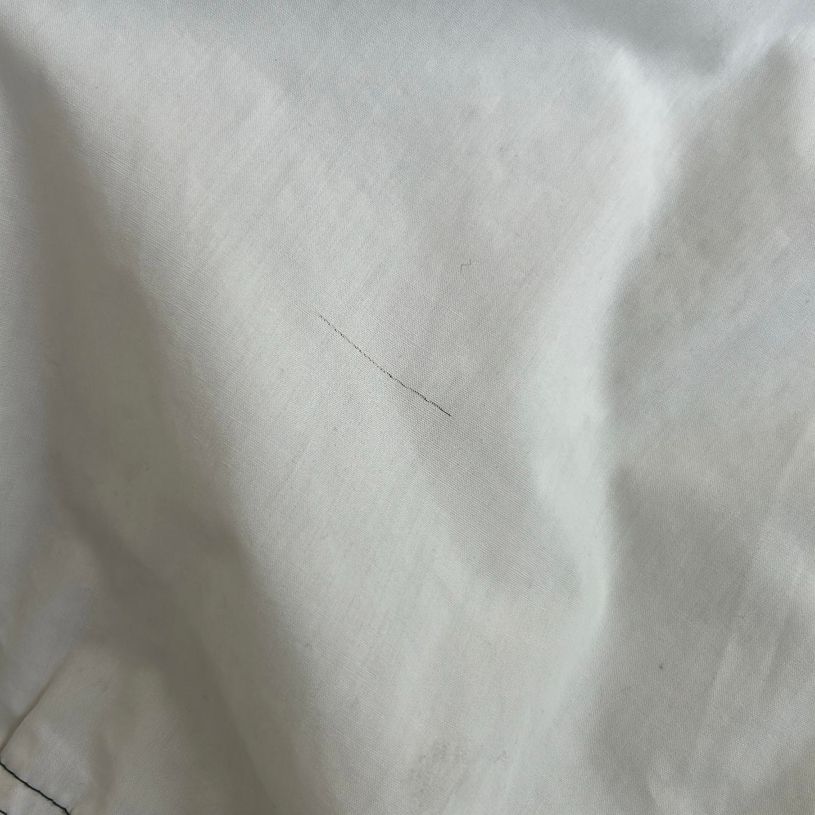 White Vintage equipe Full Zip Shell Jacket