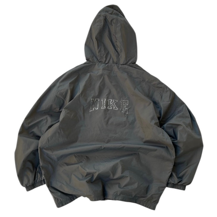 Nike Light Windbreaker Hooded Embroidered Logo Full Zip Jacket