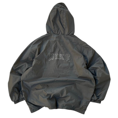 Nike Light Windbreaker Hooded Embroidered Logo Full Zip Jacket