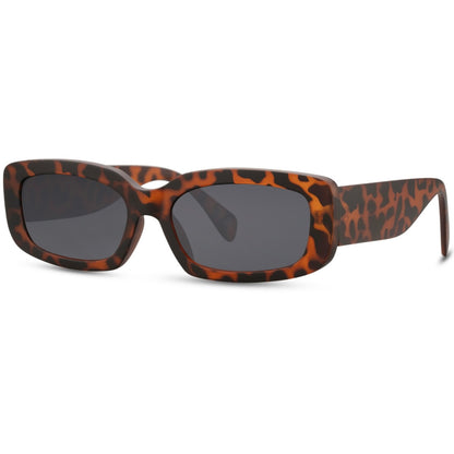 The Berlin – Matt Tortoiseshell Rectangle Shades