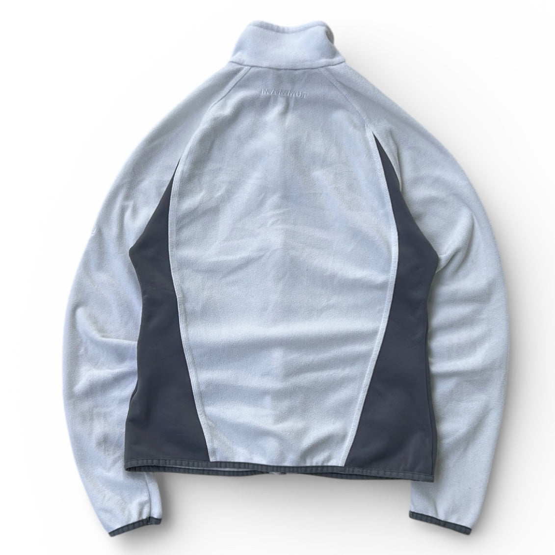 Mammut White & Grey Fleece Full Zip Jacket