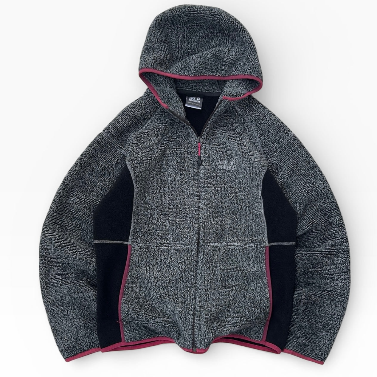 Jack wholfskin Fuzzy Full Zip Fleece jacket
