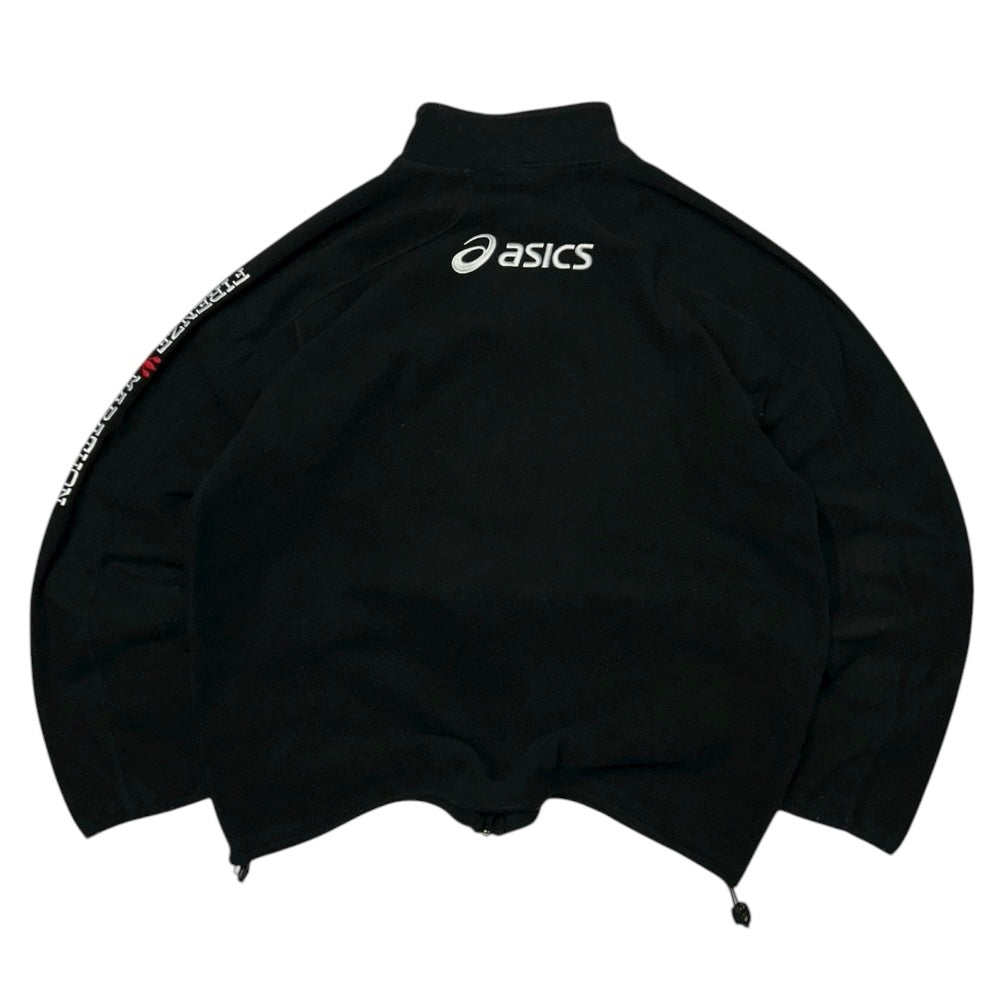Asics x Fire NZE Marathon Black Full Zip Fleece Jacket