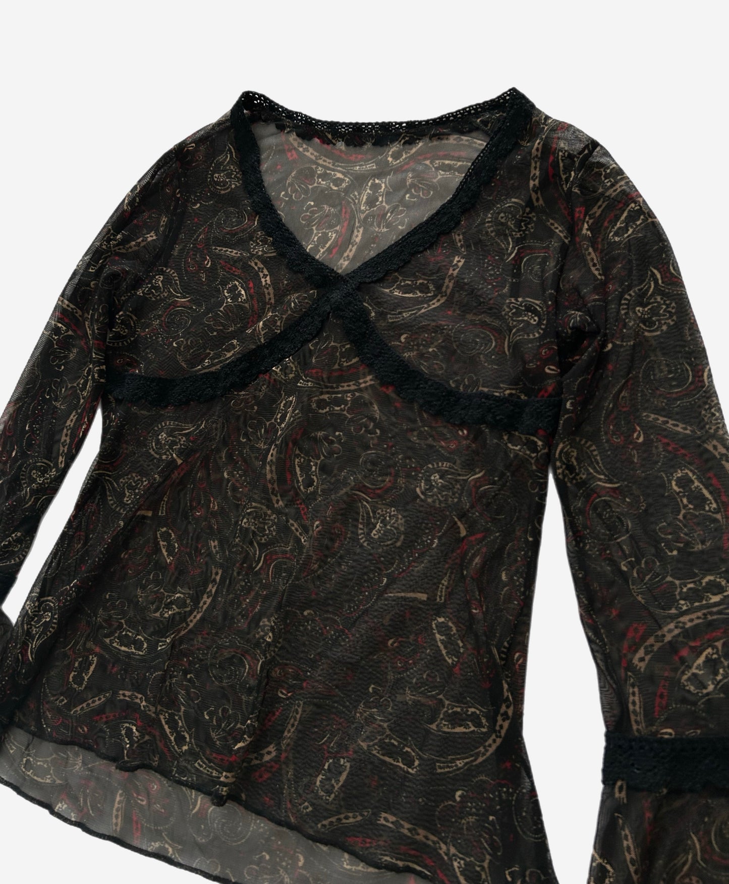 Y2k See-Through Top