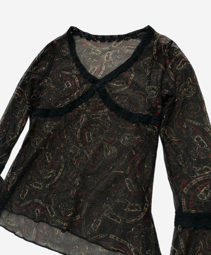 Y2k See-Through Top