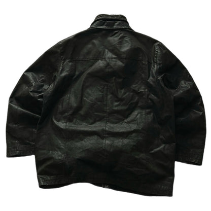 Fur Colar Leather Jacket