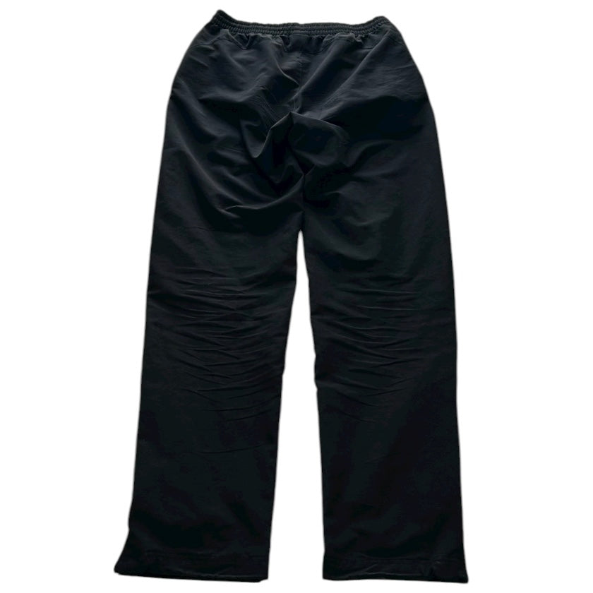 Adidas Embroidered Logo Black Plain Adjustable Track Pants