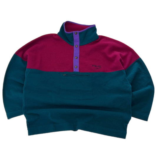 Vintage 1/4 Button-Up Fleece