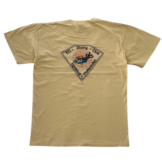 Back Embroidery Stamp Graphic Tshirt (100% Cotton)