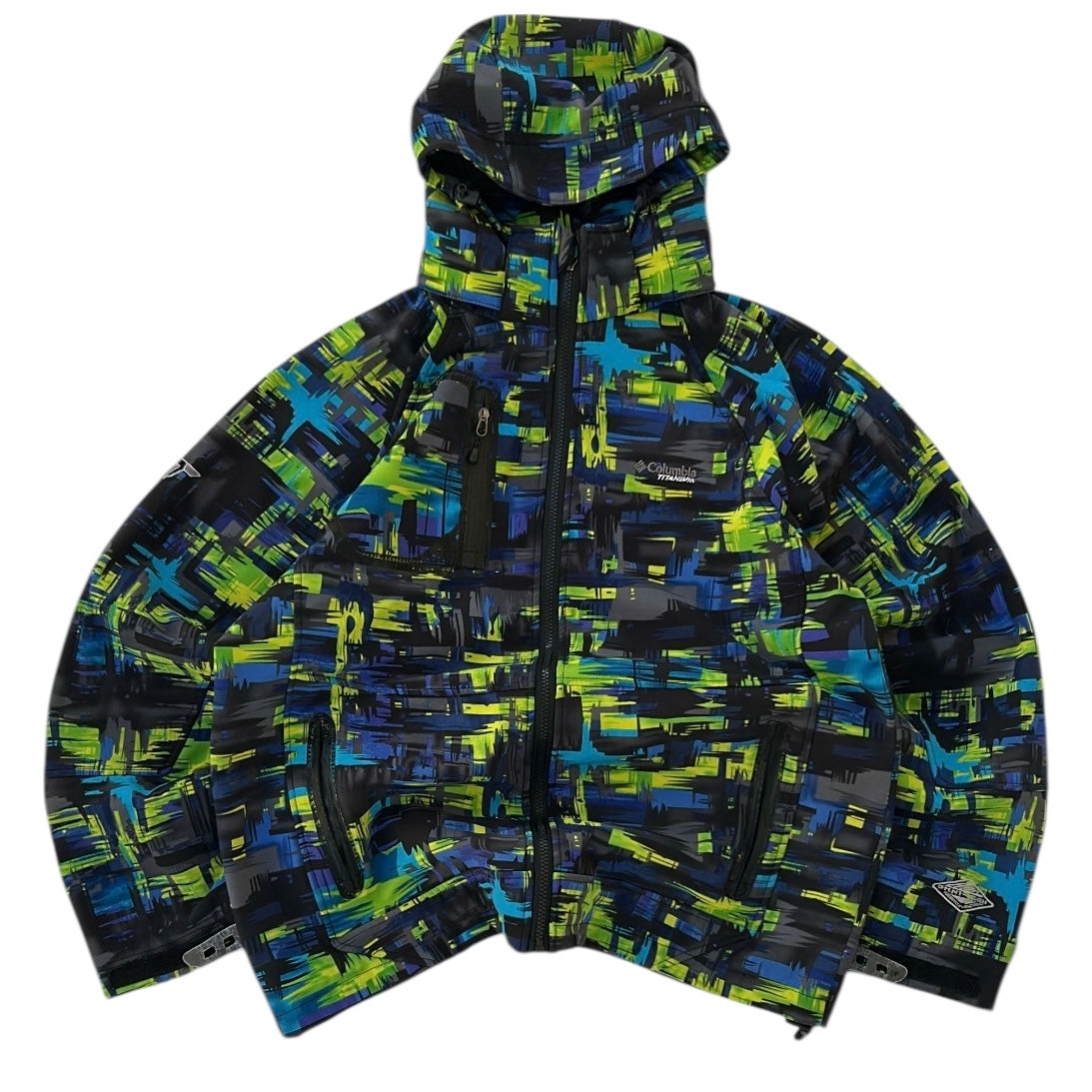 Columbia multicoloured Jacket with inside Light Fleece Lining & Removable Hoodie