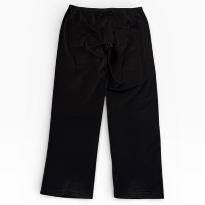 Puma embroidered logo black adjustable track pants