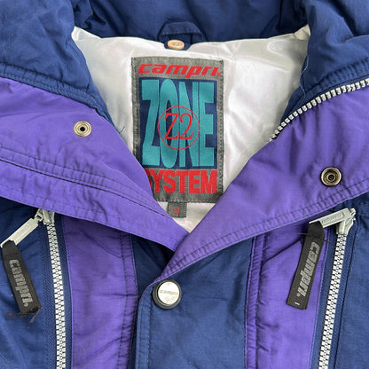 90s Ski Purple x Blue Full Zip Campei Zone Jacket