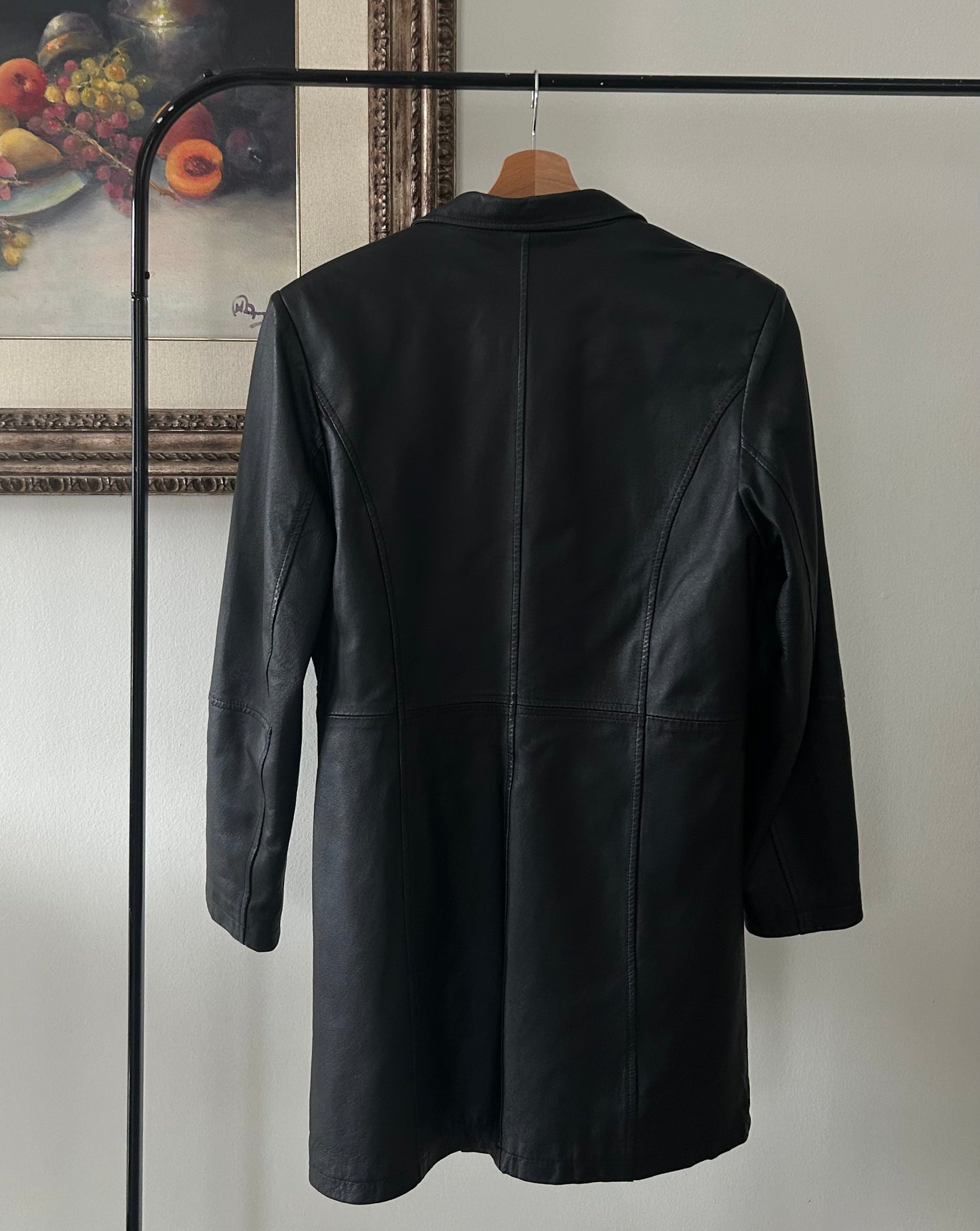 Vintage Black Gabardine