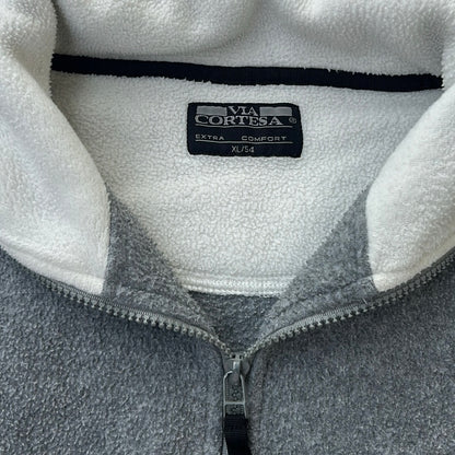 Vintage Via Cortesa Embroidery Pattern 1/4 Zip Fleece