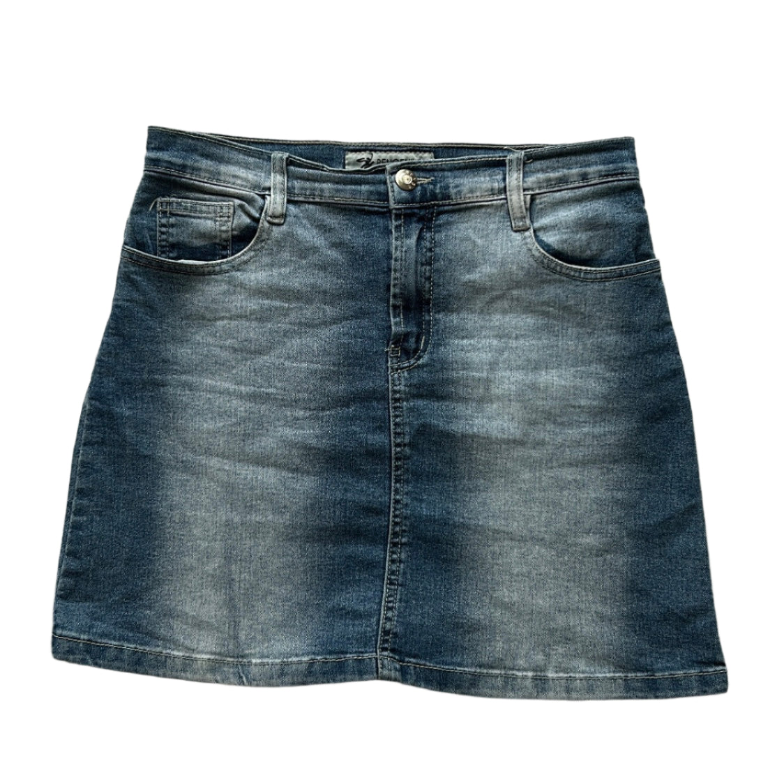 2000s elastic Denim mini skirt
