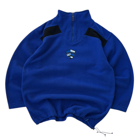 Via Cortesa Outdoor 1/4 Zip Blue Adjustable Fleece