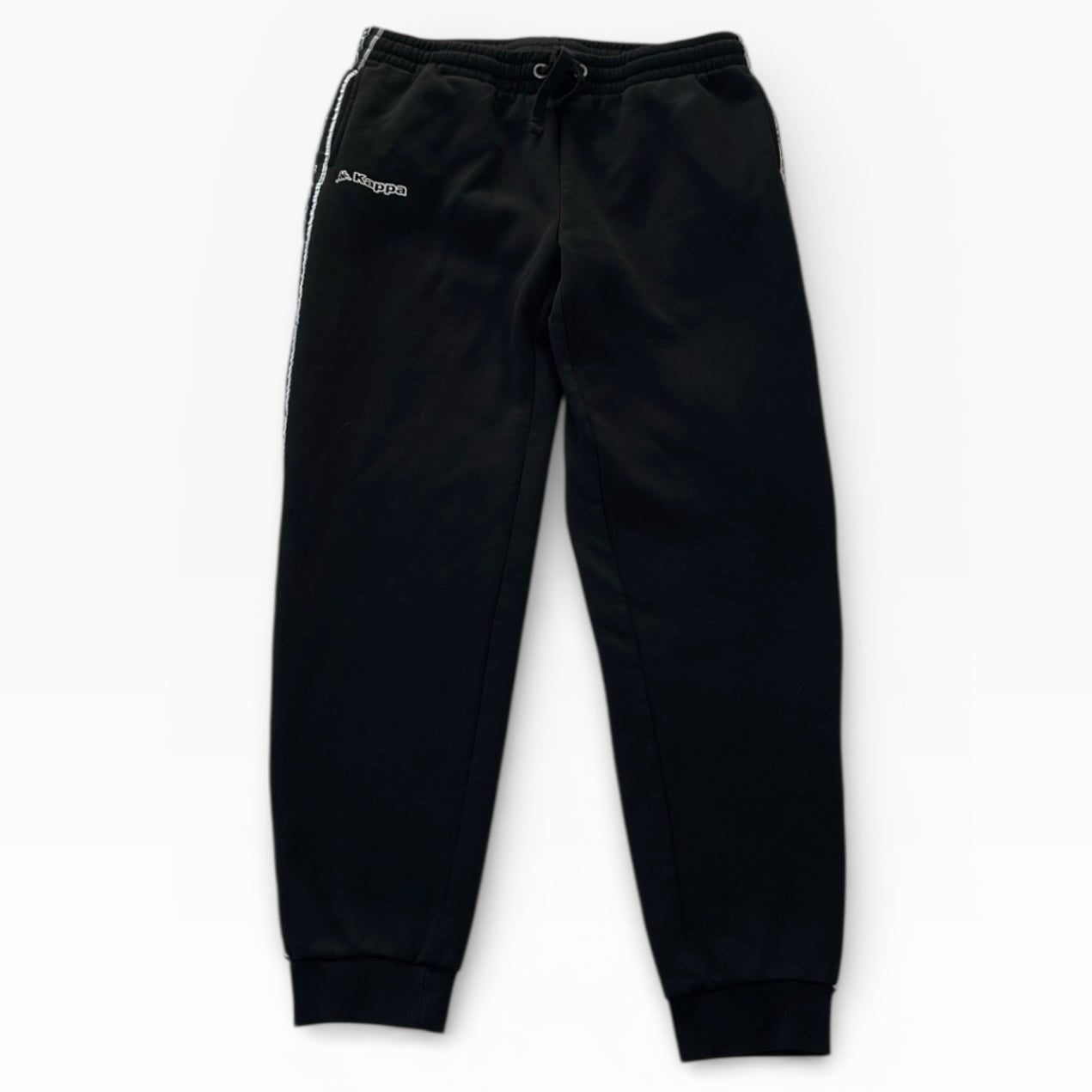 Kappa Black adjustable joggers