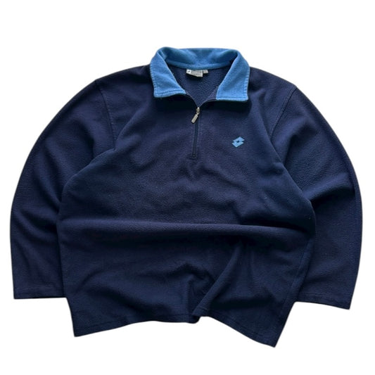Lottol Navy 1/4 Zip Fleece
