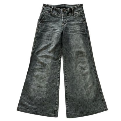 2000s SAXX Wide Leg Elastic Jeans