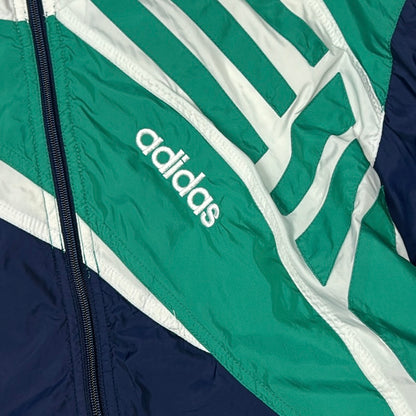 Vintage Adidas Green x Blue Track Full Zip Jacket