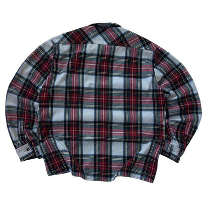 Vintage Albert Flannel OverShirt With Zip Pockets
