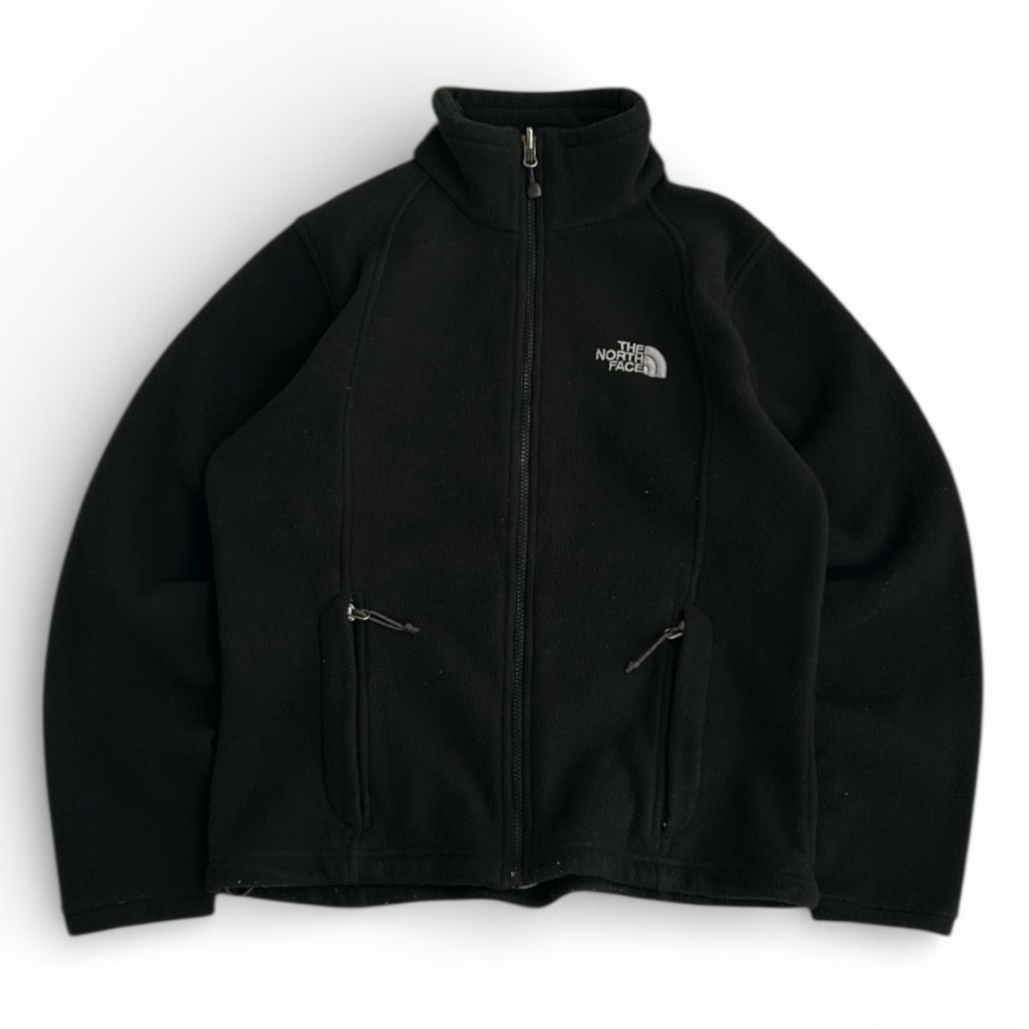 The North Face Black Full Zip Fleece Adjustable Jacket