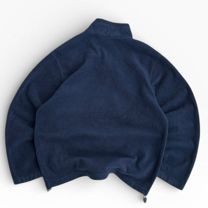 Columbia Dark dusty blue full zip adjustable fleece jacket