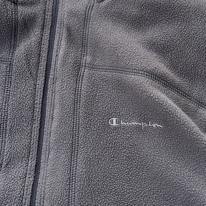 Champion Thick Grey Fleece Full Zip Jacket
