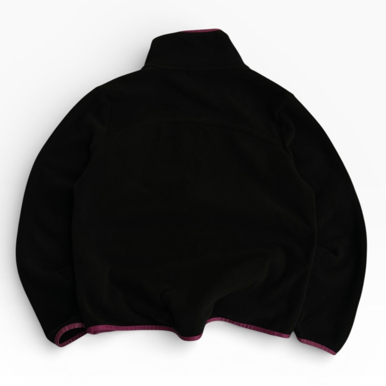Puma Black Fleece With Pink Logo Full Zip Jacket