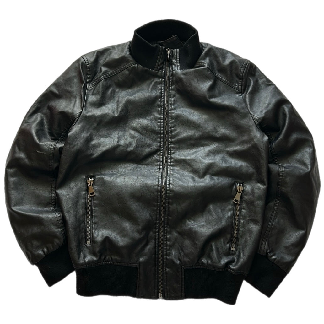 Leather Bomber Jacket