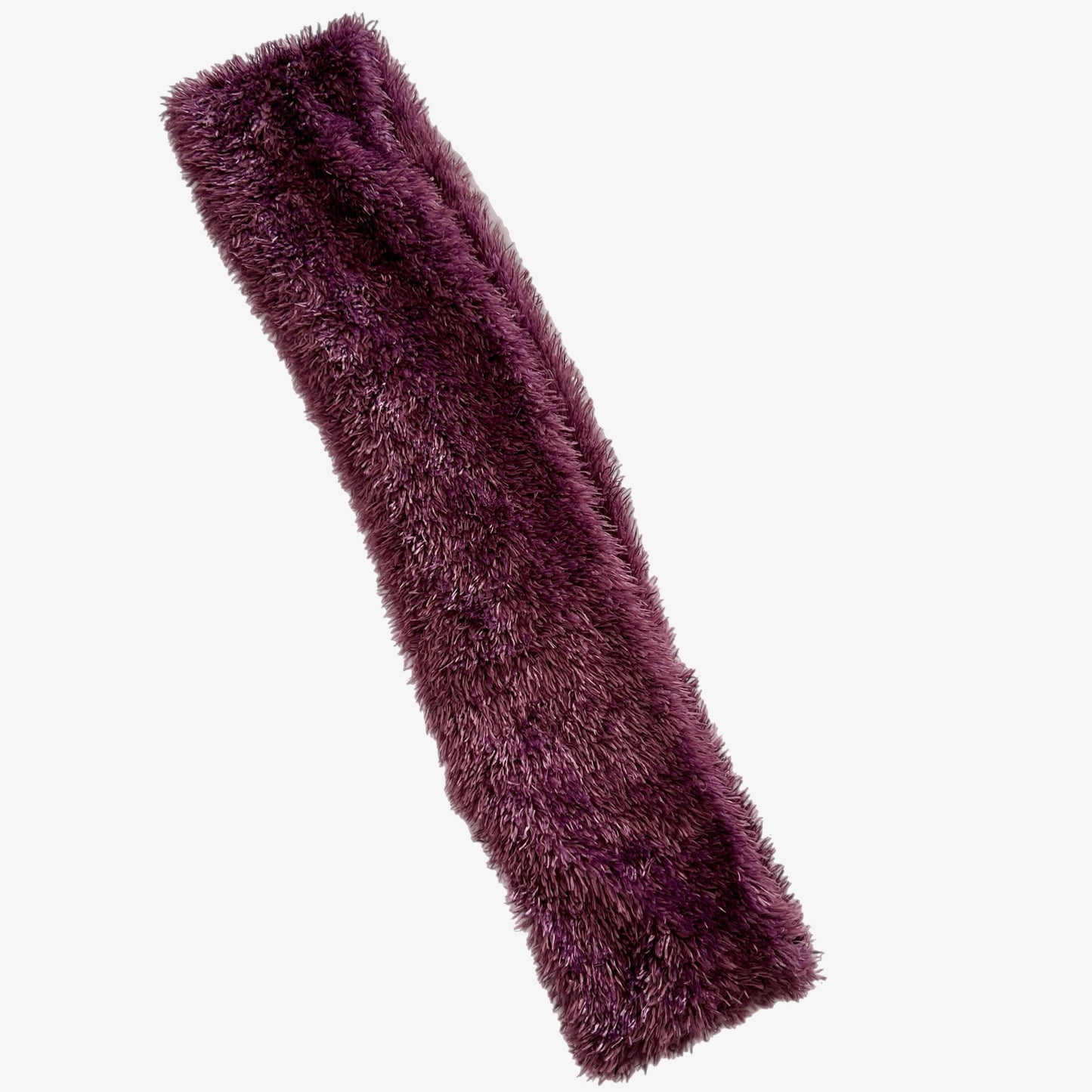 Fuzzy Purple Scarf