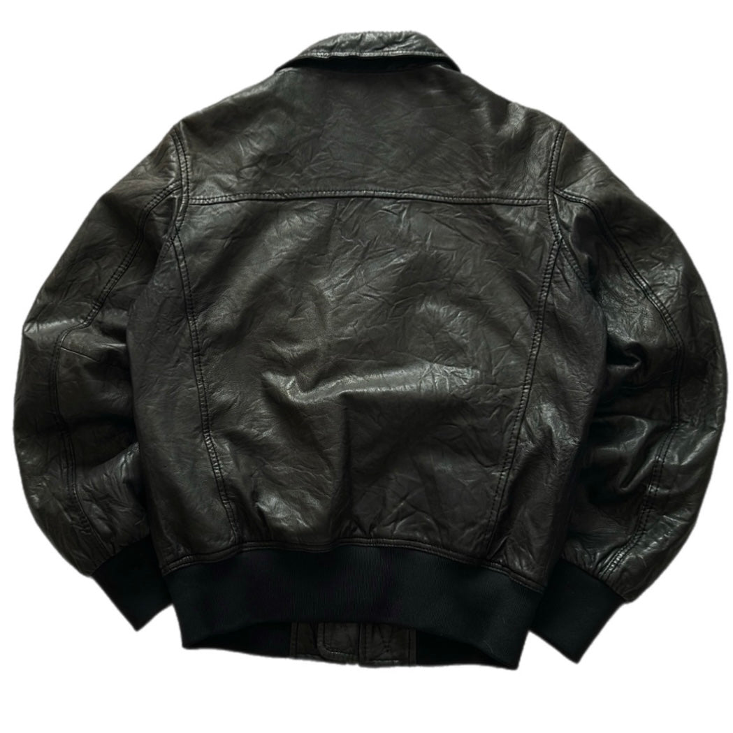 Bomber Faw leather Jacket