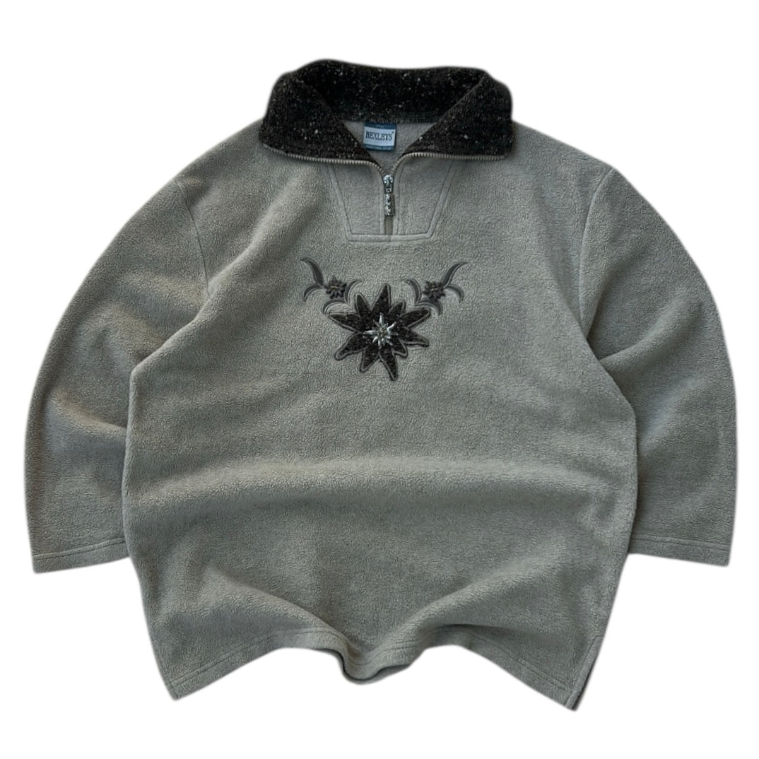 Bexleys Beaded Vintage 1/4 Zip Fleece