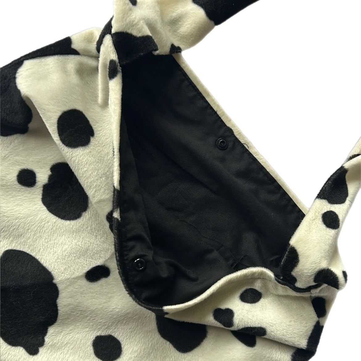 Reworked / Handmade Cow Print Tote Bag