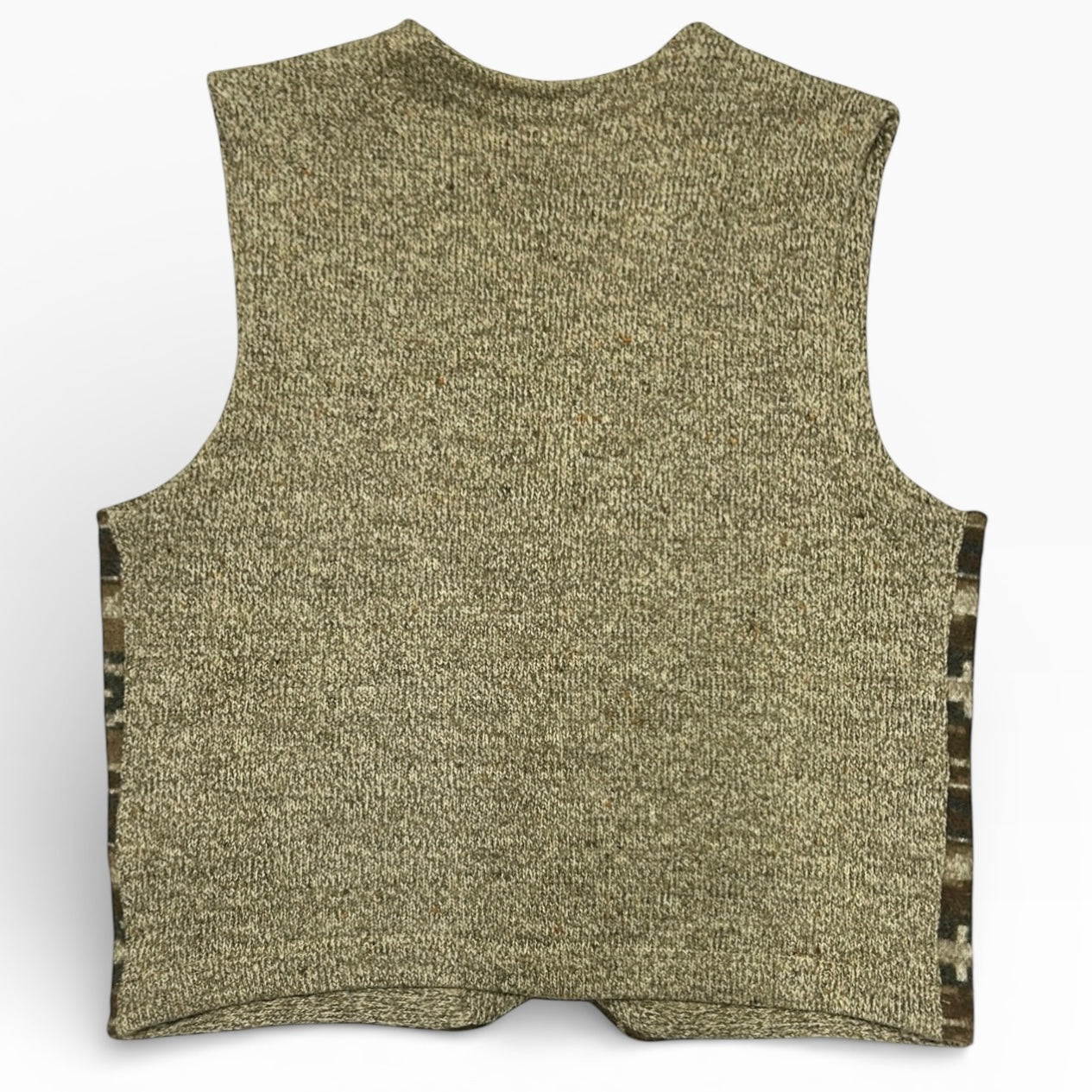 Patternes 80’s button up vest cardigan